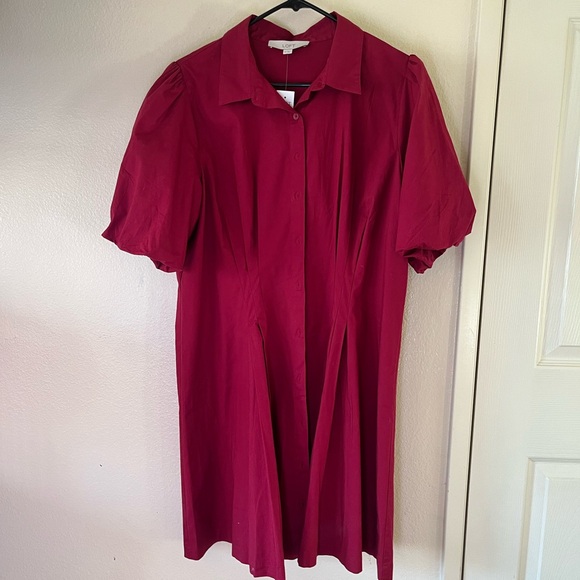 Loft NWT Red Women's Dress - Picture 1 of 2